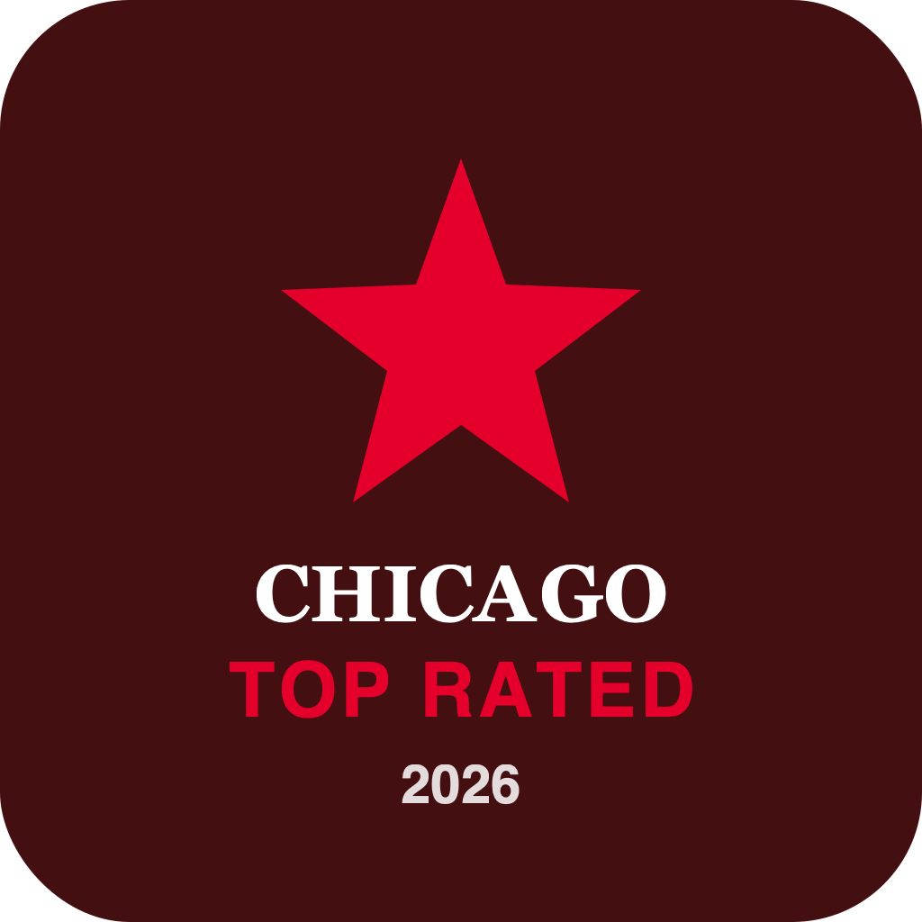 Top Rated Chicago 2026 square badge